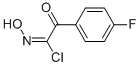 Benzeneethanimidoyl chloride, 4-fluoro-N-hydroxy-alpha-oxo- (9CI) Struktur