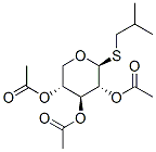 isobutyl 2,3,4-tri-O-acetyl-1-thio-beta-xylopyranoside Structure