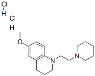 6-methoxy-1-[2-(1-piperidyl)ethyl]-3,4-dihydro-2H-quinoline dihydrochl oride Structure