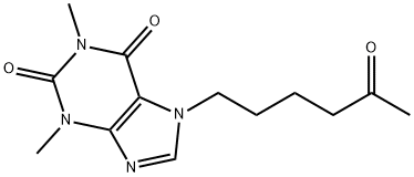 洛米茶碱 结构式