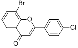 8-BROMO-2-(4-CHLOROPHENYL)-4H-CHROMEN-4-ONE 化学構造式