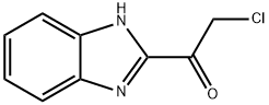 1-(1H-ベンズイミダゾール-2-イル)-2-クロロエタノン 化学構造式
