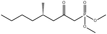 [(4S)-4-Methyl-2-oxooctyl]phosphonic acid dimethyl ester Struktur