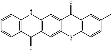 5,12-dihydro-2-methylquino[2,3-b]acridine-7,14-dione Structure