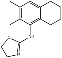 1-NAPHTHYLAMINE, 5,6,7,8-TETRAHYDRO-2,3-DIMETHYL-N-(2-OXAZOLINYL)-,102280-58-0,结构式