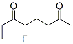 2,6-Octanedione,  5-fluoro- Structure