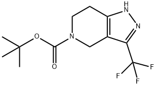 3-(トリフルオロメチル)-1H,4H,5H,6H,7H-ピラゾロ[4,3-C]ピリジン-5-カルボン酸TERT-ブチル