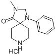 3-methyl-1-phenyl-1,3,8-triazaspiro[4,5]decan-4-one hydrochloride Structure