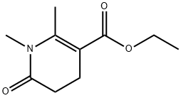 1,4,5,6-Tetrahydro-1,2-dimethyl-6-(oxo)nicotinic acid ethyl ester Structure
