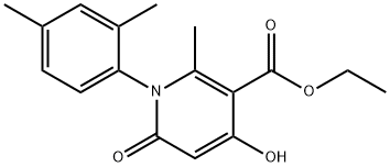 1,6-Dihydro-4-hydroxy-2-methyl-1-(2,4-dimethylphenyl)-6-oxo-3-pyridinecarboxylic acid ethyl ester|