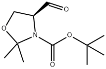 (S)-(-)-3-TERT-BUTOXYCARBONYL-4-FORMYL-2,2-DIMETHYL-1,3-OXAZOLIDINE Struktur