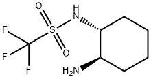 N-[(1R,2R)-2-AMINOCYCLOHEXYL]-1,1,1-TRIFLUORO- METHANESULFONAMIDE,1023284-00-5,结构式