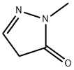1-Methyl-1H-pyrazol-5(4H)-one 化学構造式