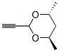 1,3-Dioxane, 2-ethynyl-4,6-dimethyl-, [4R-(2alpha,4alpha,6beta)]- (9CI) Structure