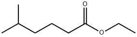 5-メチルヘキサン酸エチル 化学構造式