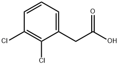 2,3-Dichlorophenylacetic acid Struktur