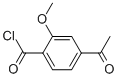 Benzoyl chloride, 4-acetyl-2-methoxy- (9CI) Struktur