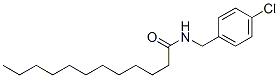 N-[(4-chlorophenyl)methyl]dodecanamide Structure