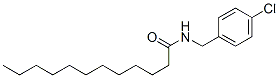 N-[(4-chlorophenyl)methyl]dodecanamide,102366-71-2,结构式