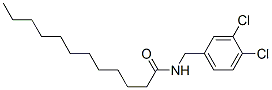 N-[(3,4-dichlorophenyl)methyl]dodecanamide Structure