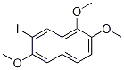 7-iodo-1,2,6-triMethoxynaphthalene 结构式