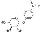 4-ニトロフェニルα-D-キシロピラノシド 化学構造式