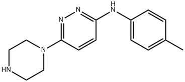 6-(Piperazin-1-yl)-N-(p-tolyl)pyridazin-3-amine Struktur