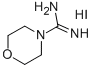 MORPHOLINE-4-CARBOXIMIDAMIDE HYDROIODIDE 化学構造式