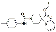 ethyl 1-[(4-methylphenyl)carbamoyl]-4-phenyl-piperidine-4-carboxylate|