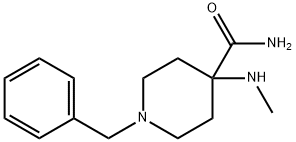 1-benzyl-4-(methylamino)piperidine-4-carboxamide|1-苄基-4-(甲氨基)哌啶-4-甲酰胺