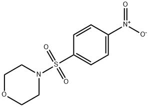 4-(4-硝基苯基磺酰基)吗啉, 1024-30-2, 结构式