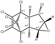 1024-57-3 2α,3,4,5α,6β,7,7-ヘプタクロロ-1aα,1bβ,5,5aβ,6,6aα-ヘキサヒドロ-2,5-メタノ-2H-インデノ[1,2-b]オキシレン