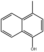 4-甲基-1-萘酚, 10240-08-1, 结构式