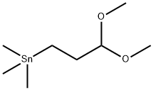 1-TRIMETHYLSTANNYL-3,3-DIMETHOXYPROPANE Struktur