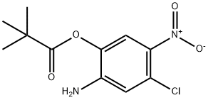 2,2-Dimethylpropionic acid 2-amino-4-chloro-5-nitrophenyl ester,102405-48-1,结构式