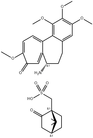 (S)-N-Deacetyl Colchicine d-10-CaMphorsulfonate Structure
