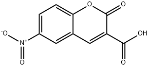 6-硝基-2-氧代-2H-1-苯并吡喃-3-羧酸, 10242-15-6, 结构式