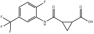 1024222-29-4 2-{[2-fluoro-5-(trifluoromethyl)anilino]carbonyl}cyclopropanecarboxylic acid