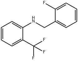 N-(2-氟苄基)-2-(三氟甲基)苯胺, 1024247-14-0, 结构式