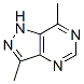 102430-00-2 1H-Pyrazolo[4,3-d]pyrimidine, 3,7-dimethyl- (9CI)