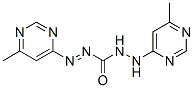 1,5-bis(6-methyl-4-pyrimidyl)carbazone Structure