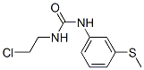 1-(2-氯乙基)-3-(3-(甲硫基)苯基)脲, 102433-61-4, 结构式