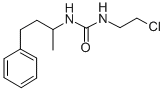 1-(2-Chloroethyl)-3-(1-methyl-3-phenylpropyl)urea Struktur
