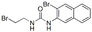 1-(2-bromoethyl)-3-(3-bromonaphthalen-2-yl)urea Struktur