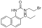 1-(2-Bromoethyl)-3-(2-ethoxy-1-naphthyl)urea Struktur