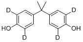 BISPHENOL-A-2,2',6,6'-D4 Structure