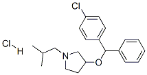 3-[(4-클로로페닐)-페닐-메톡시]-1-(2-메틸프로필)피롤리딘염산염