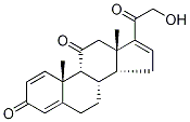 21-羟基孕甾-1,4,16-三烯-3,11,20-三酮,102447-86-9,结构式