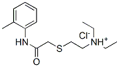 102489-61-2 diethyl-[2-[(2-methylphenyl)carbamoylmethylsulfanyl]ethyl]azanium chlo ride
