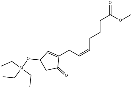 5-Heptenoic acid,7-[5-oxo-3-[(triethylsilyl)oxy]-1-cyclopenten-1-yl]-,Methyl ester,(5Z)-